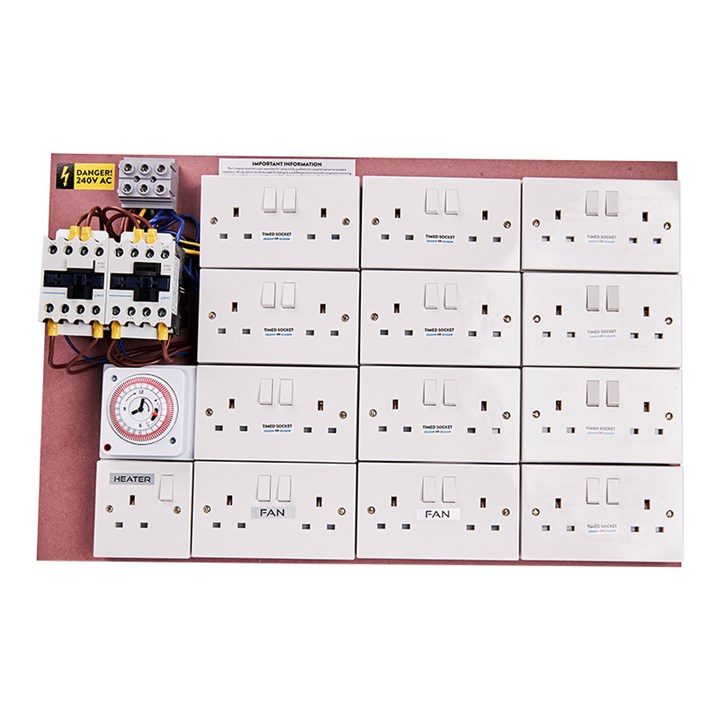 MDF Timer 20 Way Plus 4 Aux Plus1 Heater