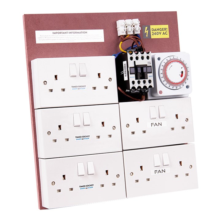 Mdf Contactor 6 Way + 4 Aux